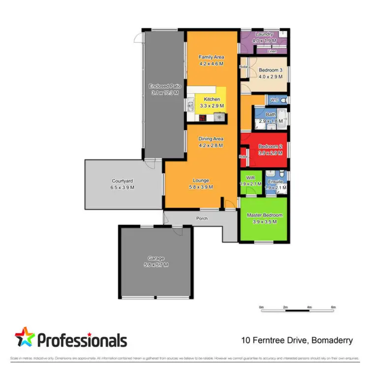 Floorplan of Homely house listing, 10 Ferntree Drive, Bomaderry NSW 2541