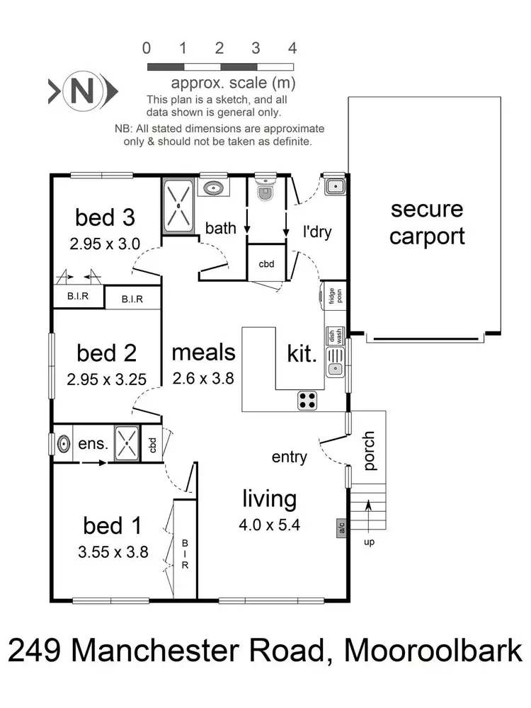 Floorplan of Homely house listing, 249 Manchester Road, Mooroolbark VIC 3138