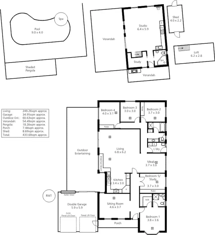 Floorplan of Homely house listing, 10 Hazelnut Court, Golden Grove SA 5125