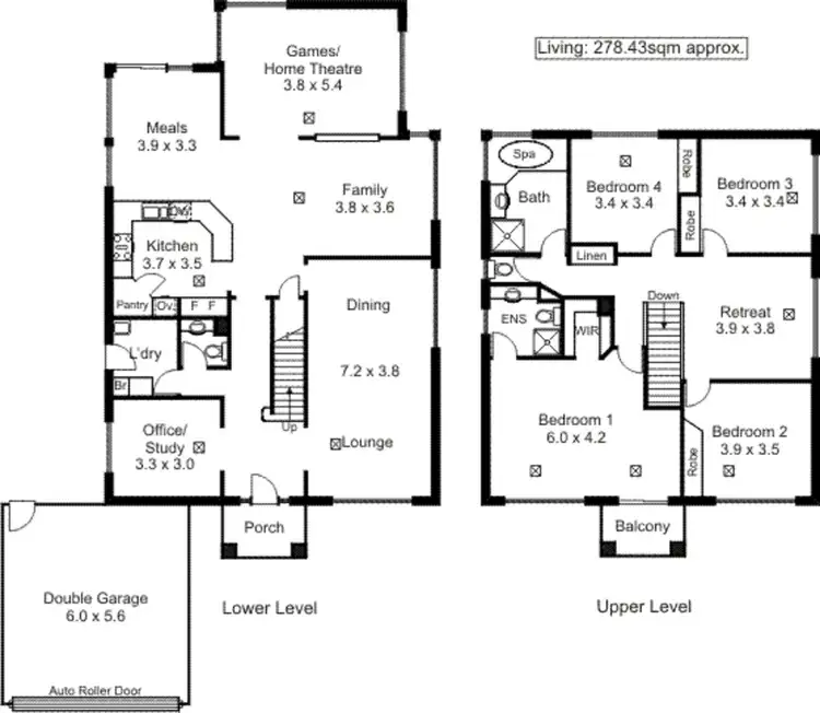 Floorplan of Homely house listing, 11 Pistachio Way, Golden Grove SA 5125