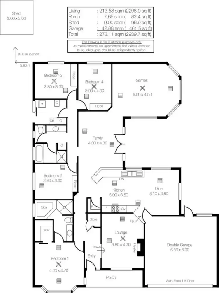 Floorplan of Homely house listing, 1358 Grand Junction Road, Hope Valley SA 5090