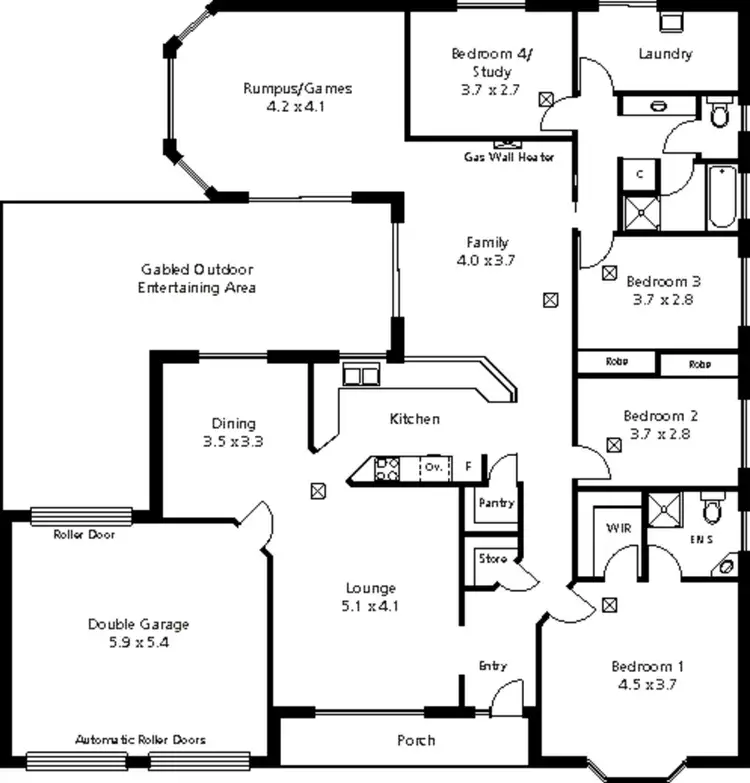 Floorplan of Homely house listing, 13 Forrest Court, Golden Grove SA 5125