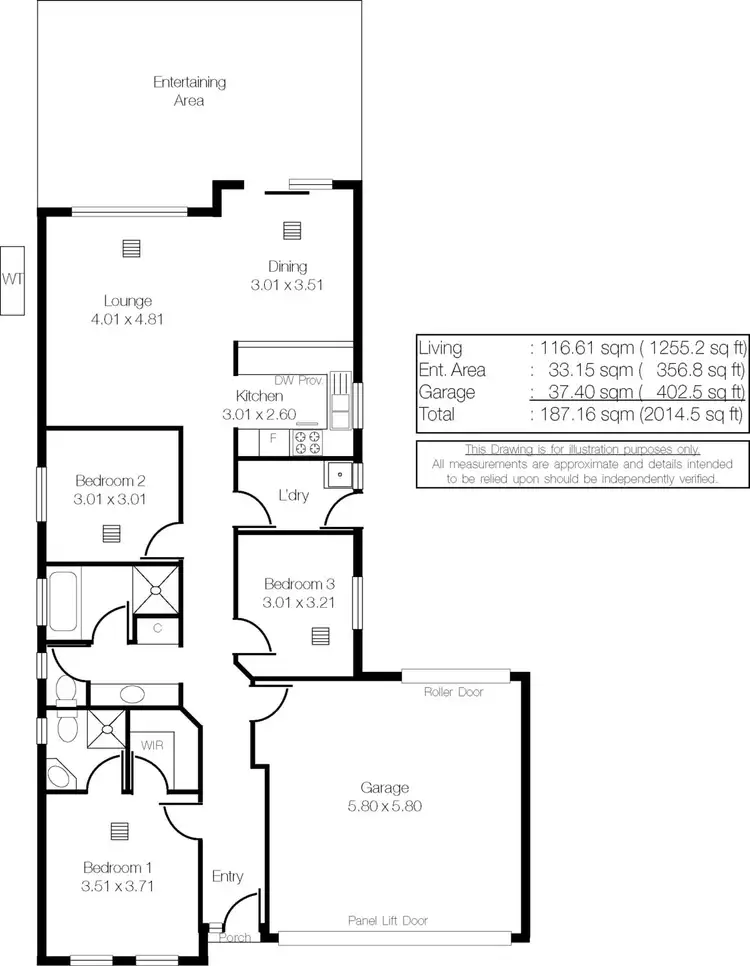 Floorplan of Homely house listing, 13B Rutherglen Avenue, Valley View SA 5093