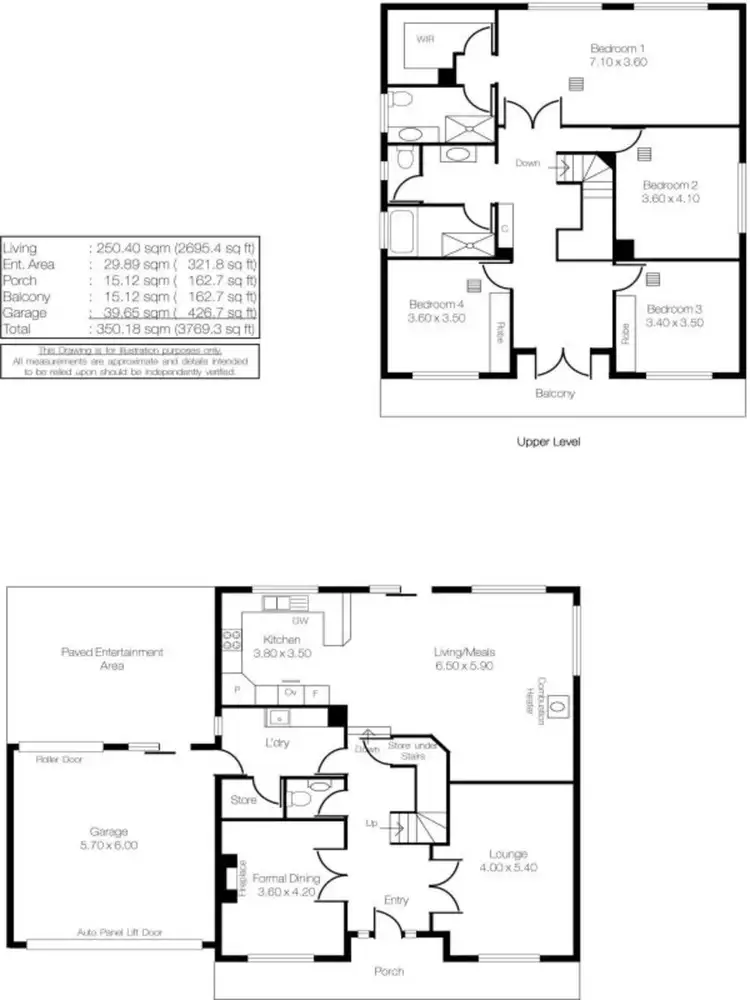 Floorplan of Homely house listing, 1 Manchester Court, Golden Grove SA 5125
