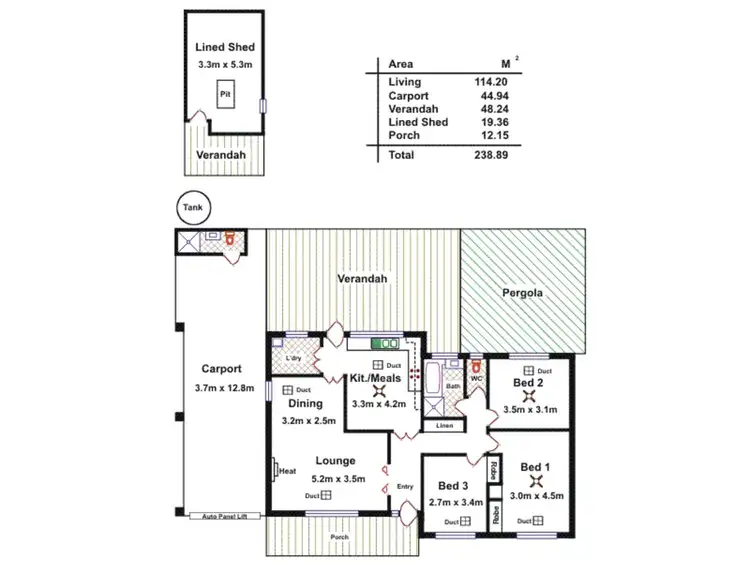 Floorplan of Homely house listing, 26 Wynn Vale Drive, Gulfview Heights SA 5096
