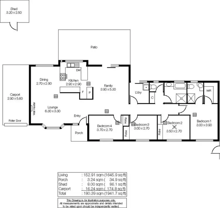Floorplan of Homely house listing, 29 Aurora Circuit, Greenwith SA 5125