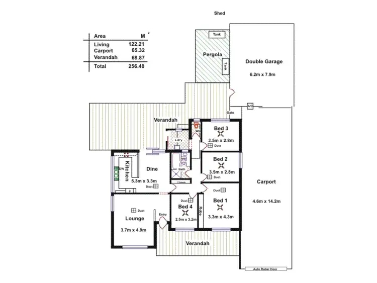 Floorplan of Homely house listing, 15 Charlton Drive, Salisbury East SA 5109