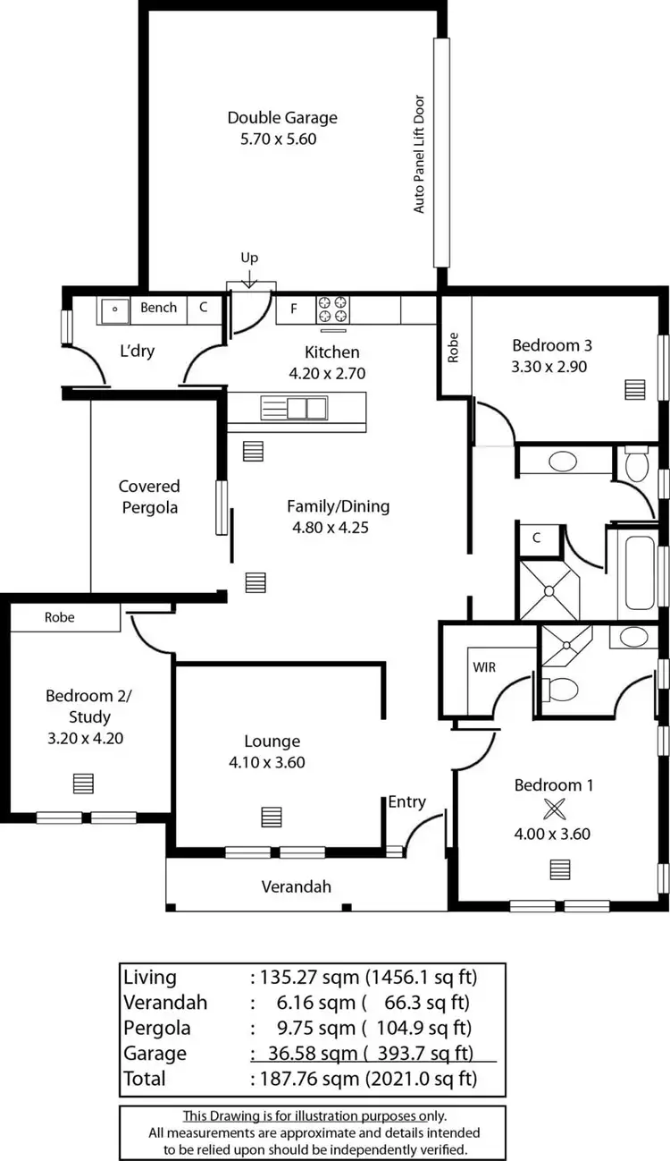 Floorplan of Homely house listing, 1/7 Elizabeth Street, Tea Tree Gully SA 5091