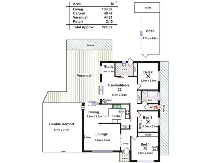 Floorplan of Homely house listing, 173 Smart Road, St Agnes SA 5097