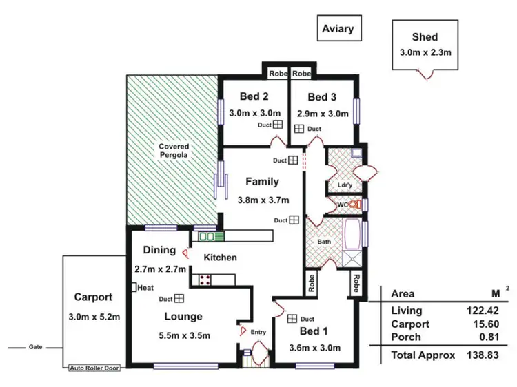 Floorplan of Homely house listing, 8 Cale Court, Craigmore SA 5114