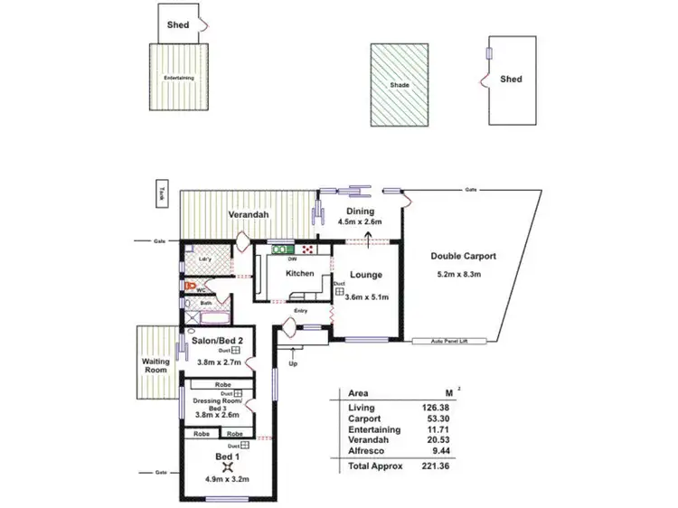 Floorplan of Homely house listing, 11 Rowe Street, Para Hills SA 5096