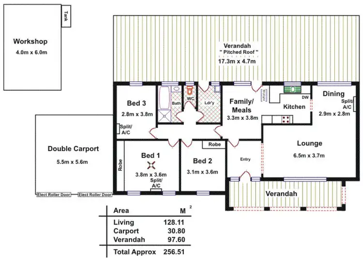 Floorplan of Homely house listing, 81 Maxlay Road, Modbury Heights SA 5092