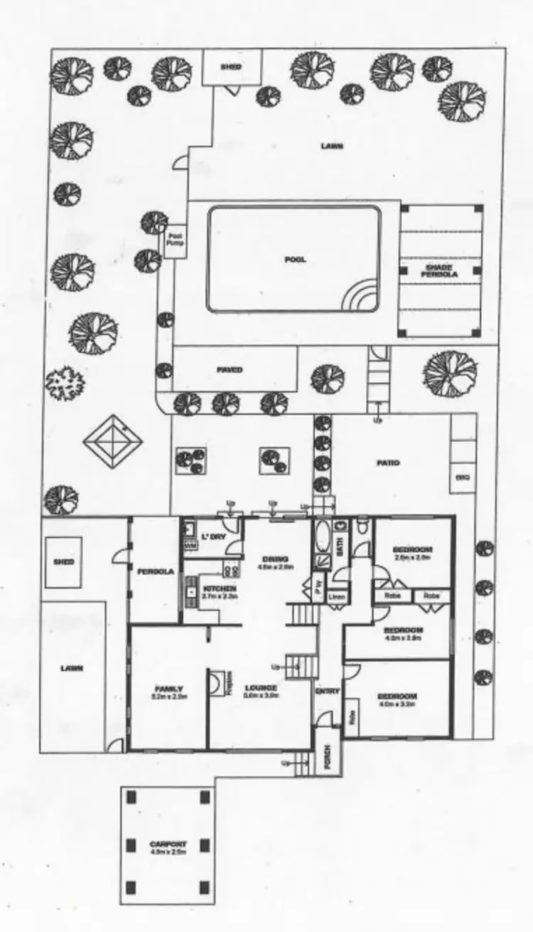 Floorplan of Homely house listing, 11 Heathcote Court, Redwood Park SA 5097