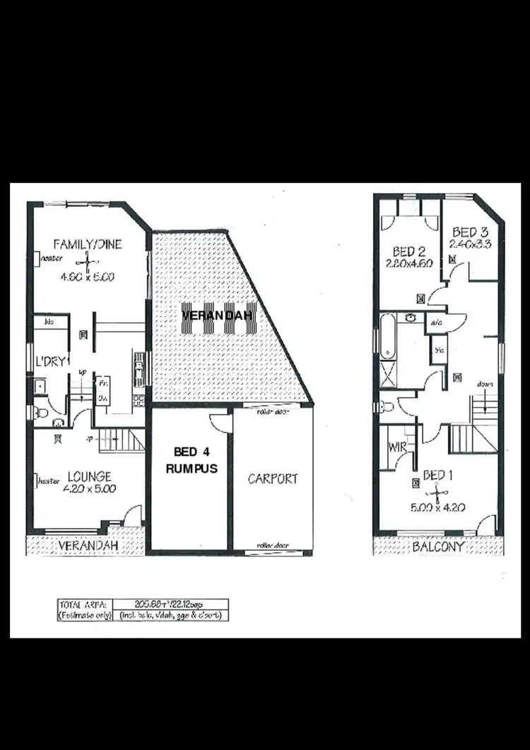 Floorplan of Homely house listing, 116 Perseverance Road, Vista SA 5091