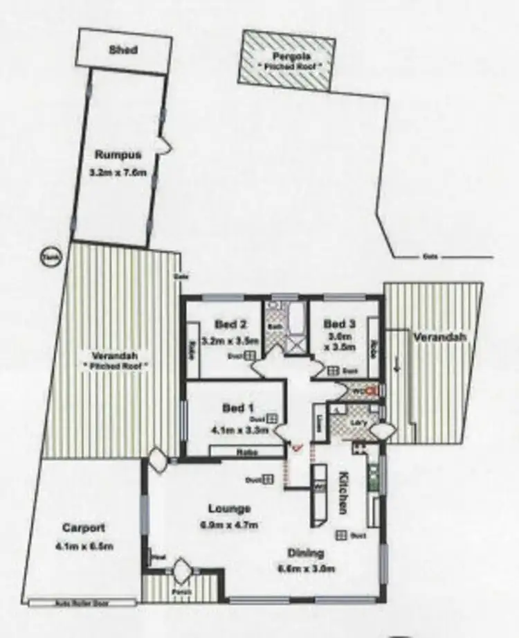 Floorplan of Homely house listing, 11 Livingston Avenue, Ingle Farm SA 5098