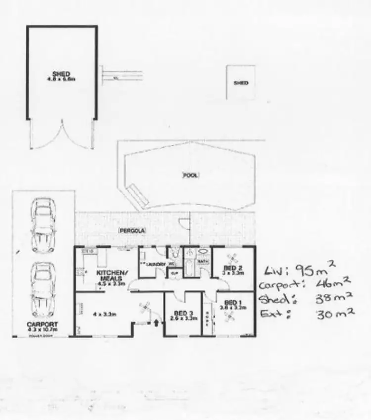 Floorplan of Homely house listing, 20 Sunburt Street, Ingle Farm SA 5098