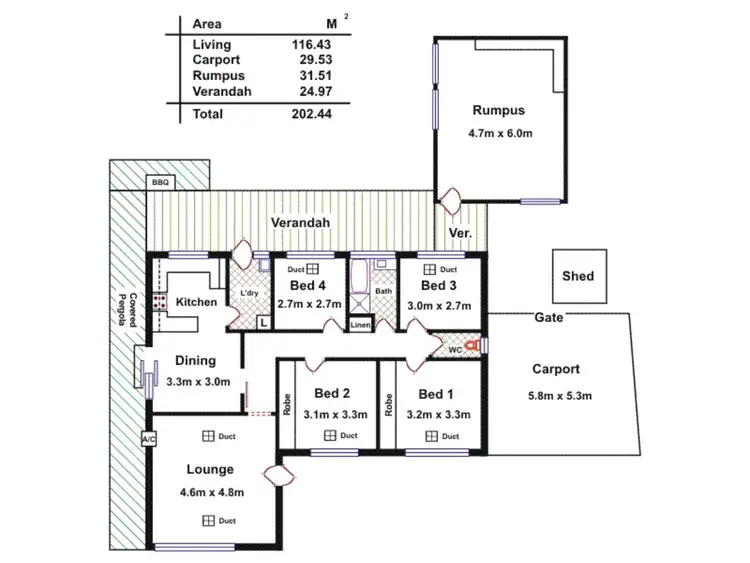 Floorplan of Homely house listing, 30 Trenerry Avenue, Ingle Farm SA 5098