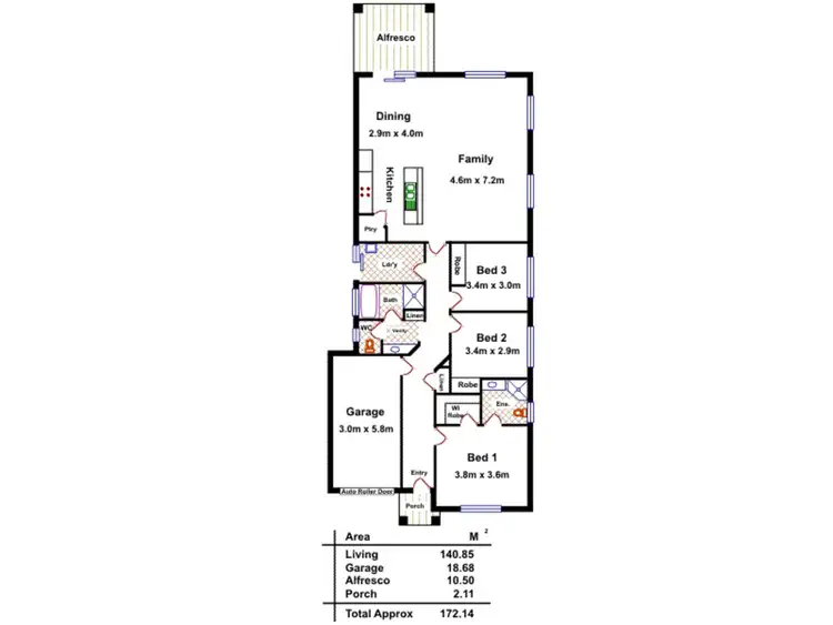 Floorplan of Homely house listing, 34a Pegasi Avenue, Hope Valley SA 5090