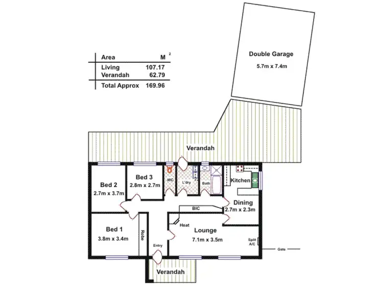 Floorplan of Homely house listing, 17 The Driveway, Holden Hill SA 5088