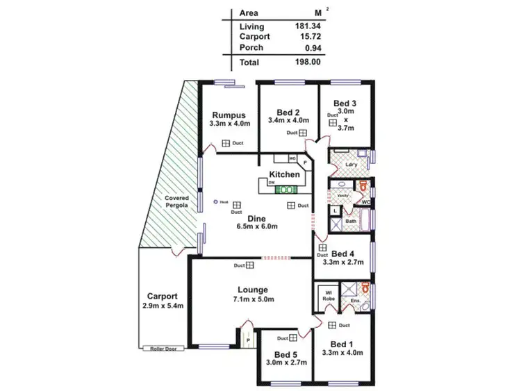 Floorplan of Homely house listing, 9 Mary Leonard Drive, Ingle Farm SA 5098