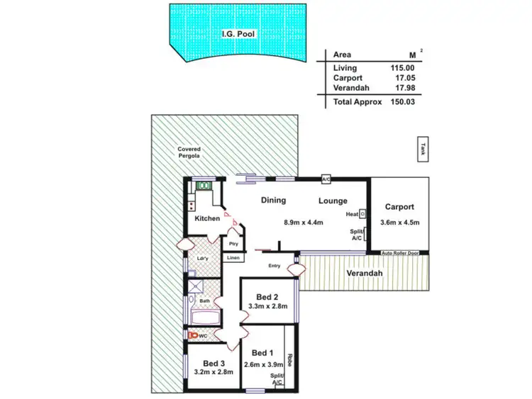 Floorplan of Homely house listing, 20 Cumberland Avenue, Para Hills SA 5096