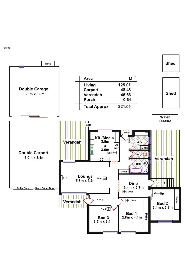 Floorplan of Homely house listing, 17 Mataro Avenue, Ingle Farm SA 5098