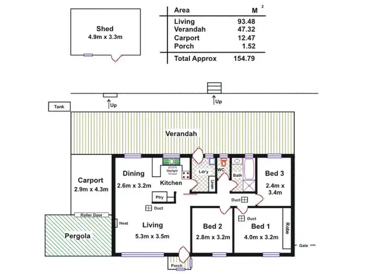 Floorplan of Homely house listing, 29 Duke Avenue, Para Hills SA 5096