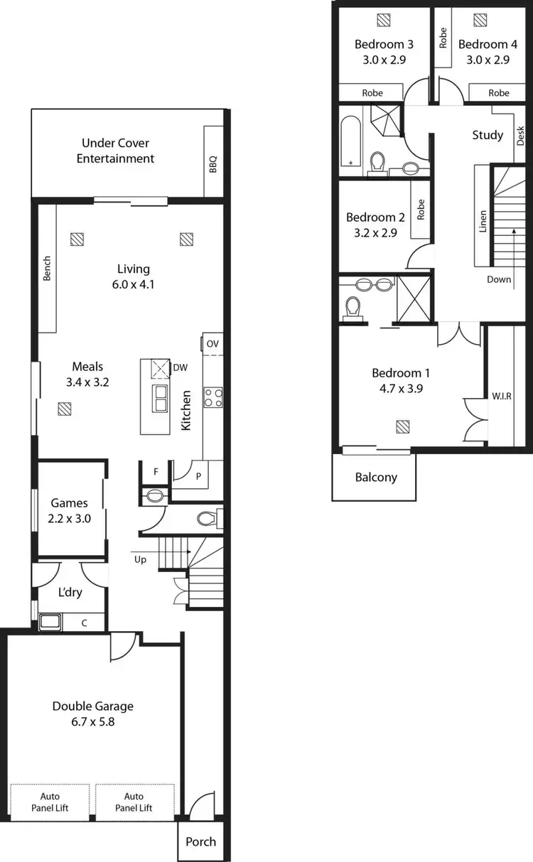 Floorplan of Homely house listing, 26B Central Avenue, Magill SA 5072