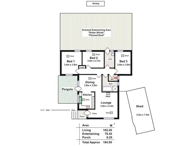 Floorplan of Homely house listing, 38 Milligan Drive, Para Vista SA 5093