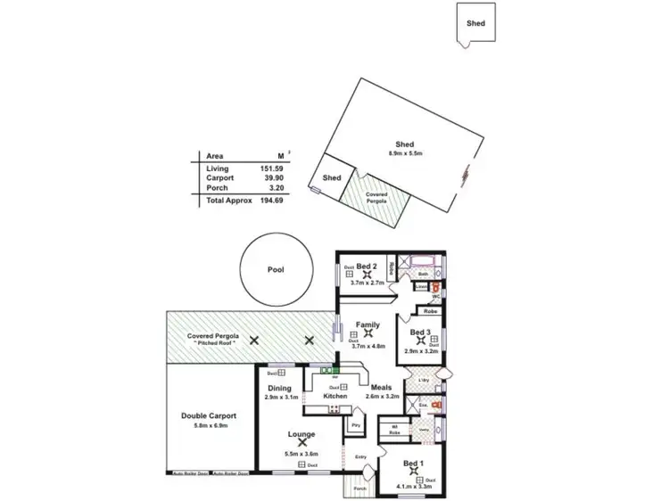 Floorplan of Homely house listing, 5 William Dyer Drive, Williamstown SA 5351