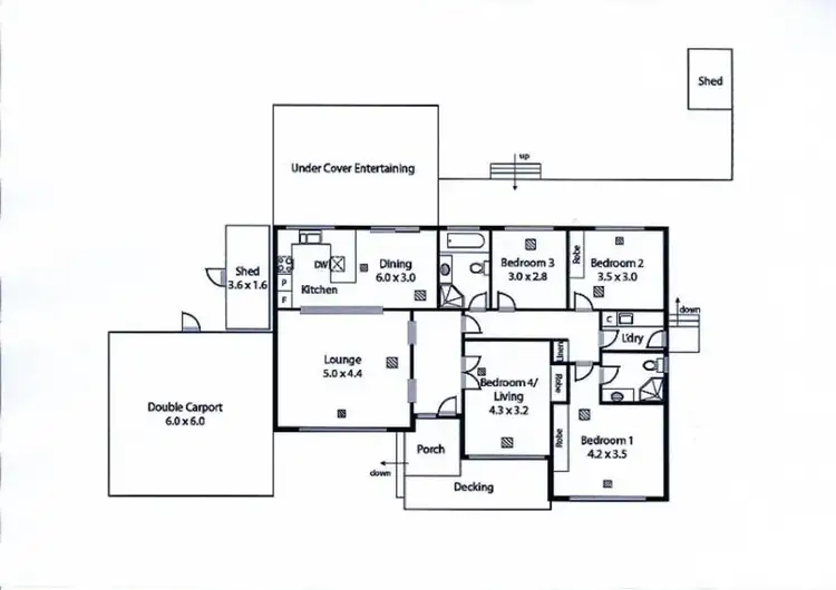 Floorplan of Homely house listing, 4 Cumberland Avenue, Para Hills SA 5096