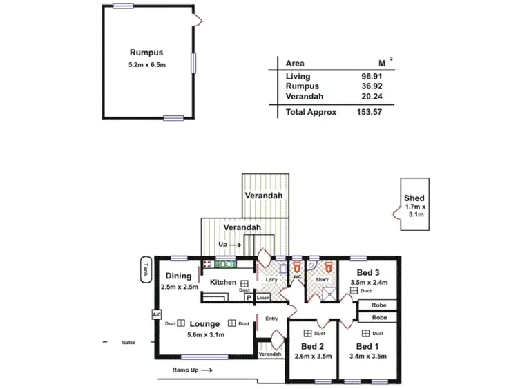 Floorplan of Homely house listing, 22 Baron Avenue, Ingle Farm SA 5098