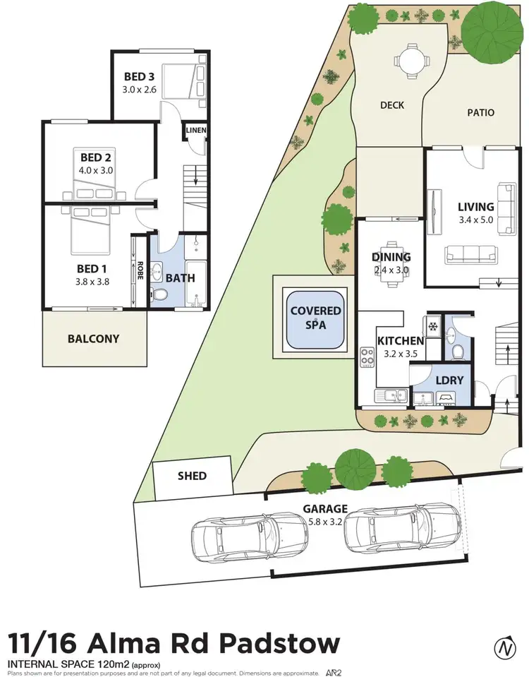 Floorplan of Homely townhouse listing, 11/16 Alma Road, Padstow NSW 2211