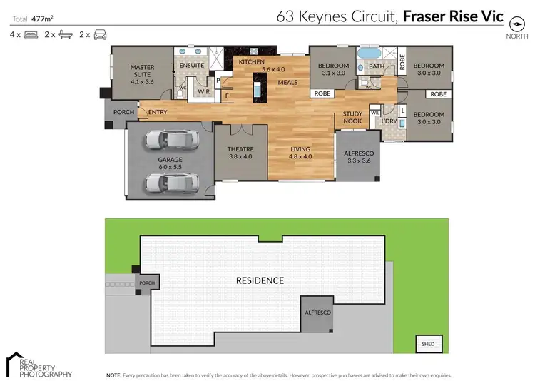 Floorplan of Homely house listing, 63 Keynes Circuit, Plumpton VIC 3335