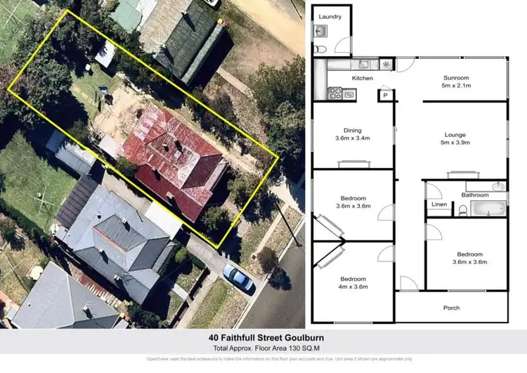 Floorplan of Homely house listing, 40 Faithfull Street, Goulburn NSW 2580