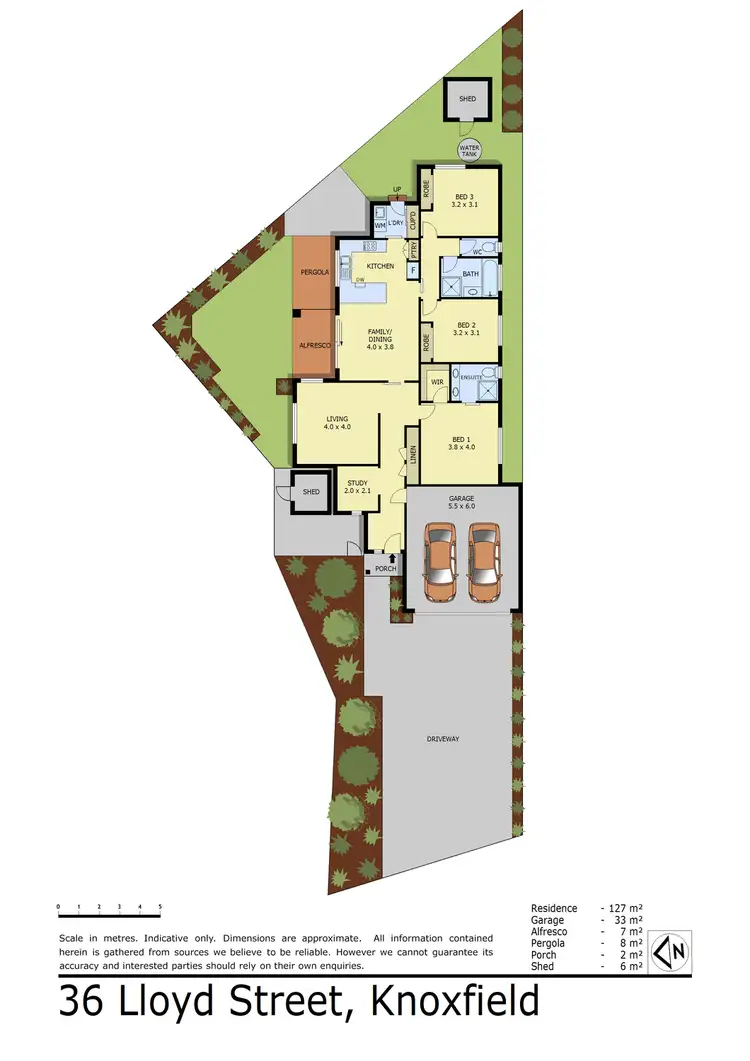 Floorplan of Homely house listing, 36 LLoyd Street, Knoxfield VIC 3180