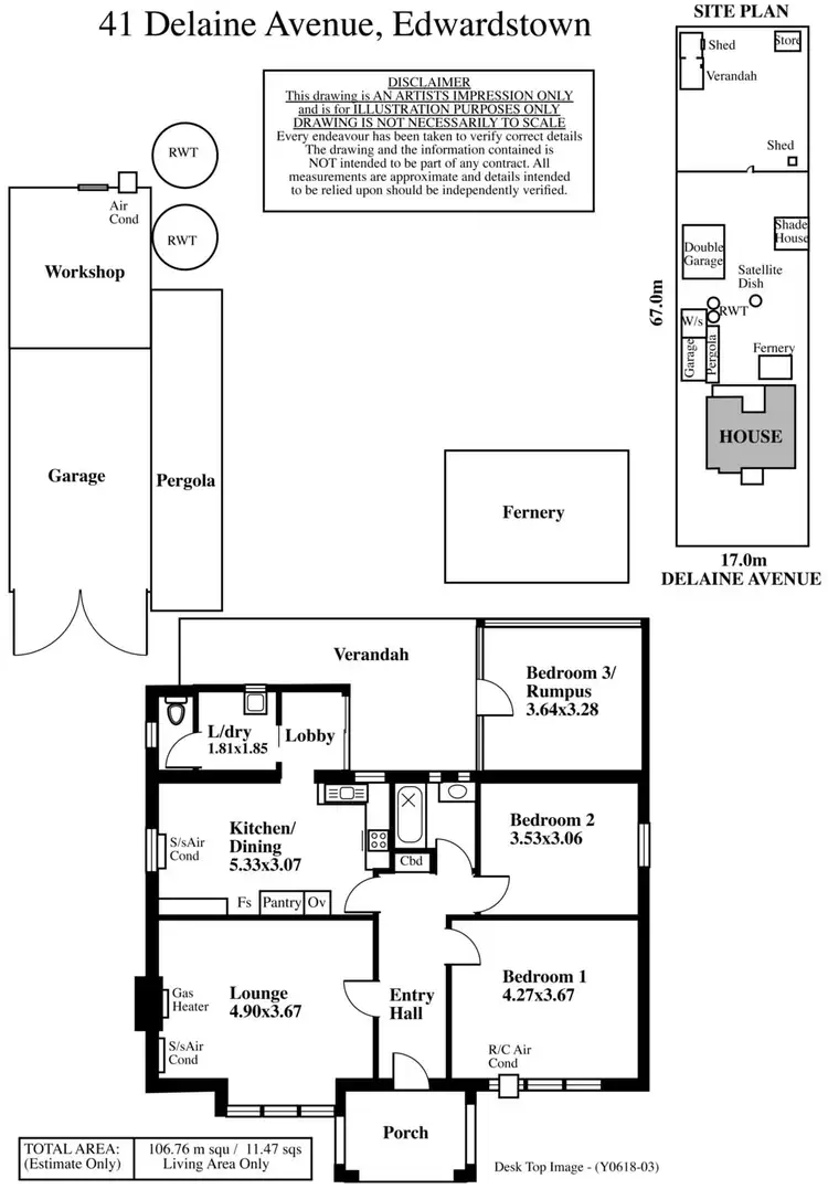 Floorplan of Homely house listing, 41 De Laine Avenue, Edwardstown SA 5039