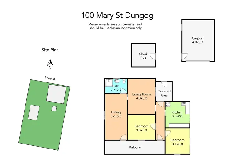 Floorplan of Homely house listing, 100 Mary Street, Dungog NSW 2420