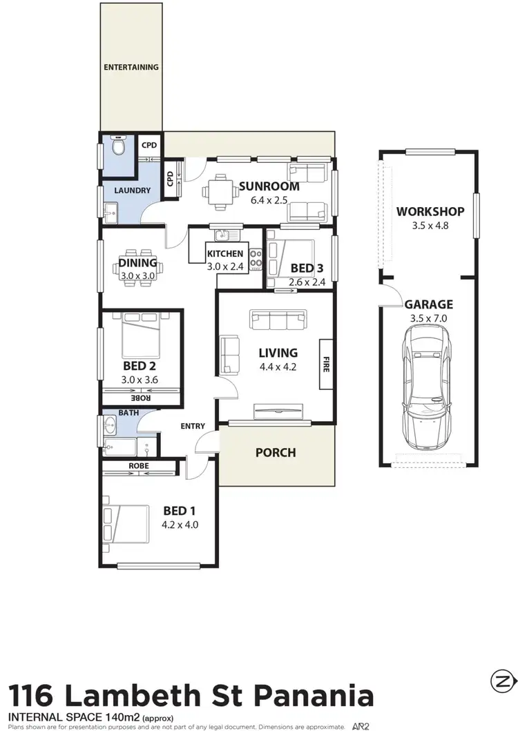 Floorplan of Homely house listing, 116 Lambeth Street, Panania NSW 2213