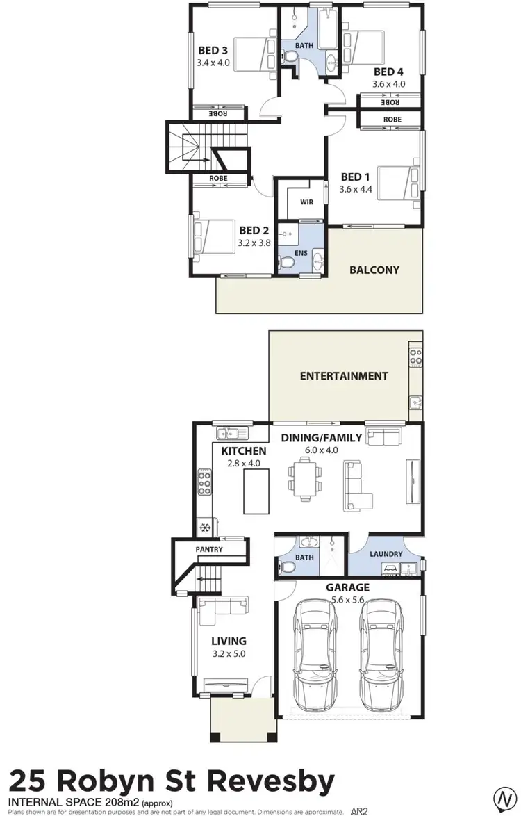 Floorplan of Homely semi-detached listing, 25 Robyn Street, Revesby NSW 2212