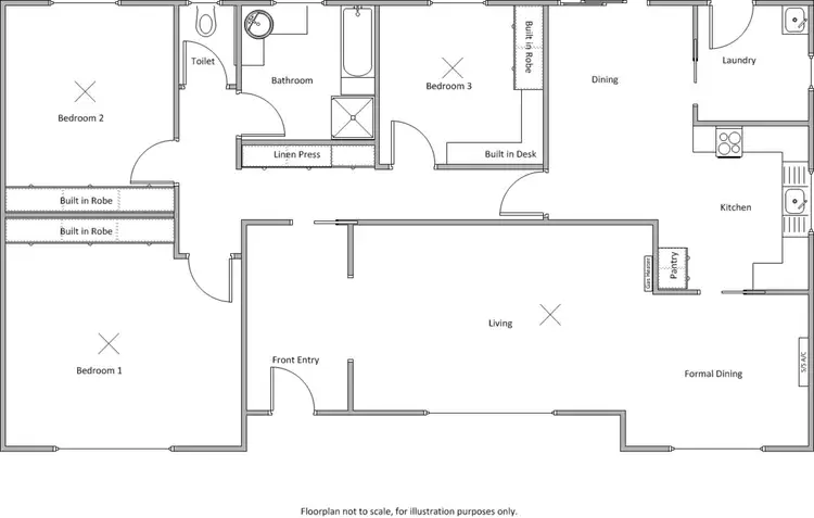 Floorplan of Homely house listing, 15 David Street, Yorketown SA 5576