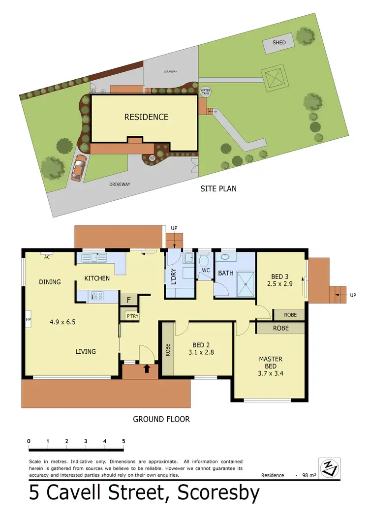 Floorplan of Homely house listing, 5 Cavell Street, Scoresby VIC 3179