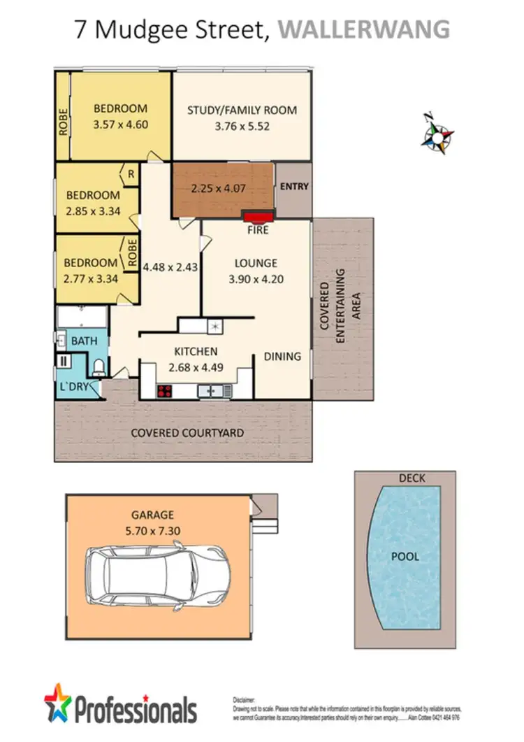 Floorplan of Homely house listing, 7 Mudgee Street, Wallerawang NSW 2845