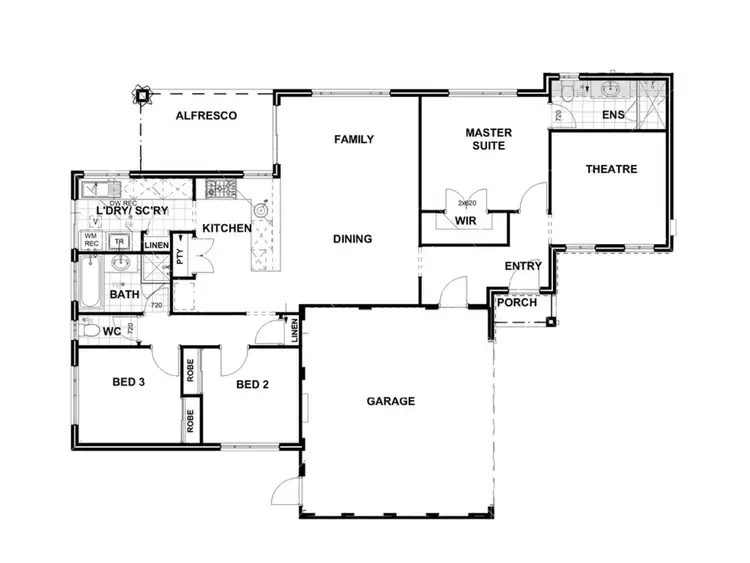Floorplan of Homely house listing, 26A Agincourt Drive, Forrestfield WA 6058