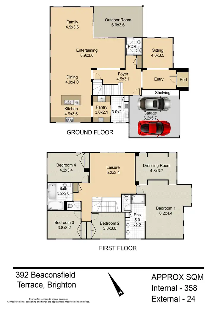 Floorplan of Homely house listing, 392 Beaconsfield Terrace, Brighton QLD 4017