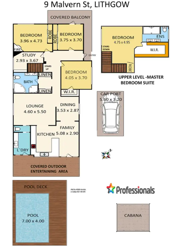 Floorplan of Homely house listing, 9 Malvern Street, Lithgow NSW 2790