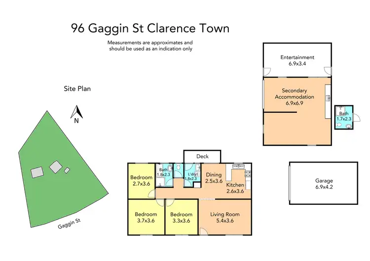 Floorplan of Homely house listing, 96 Gaggin Street, Clarence Town NSW 2321