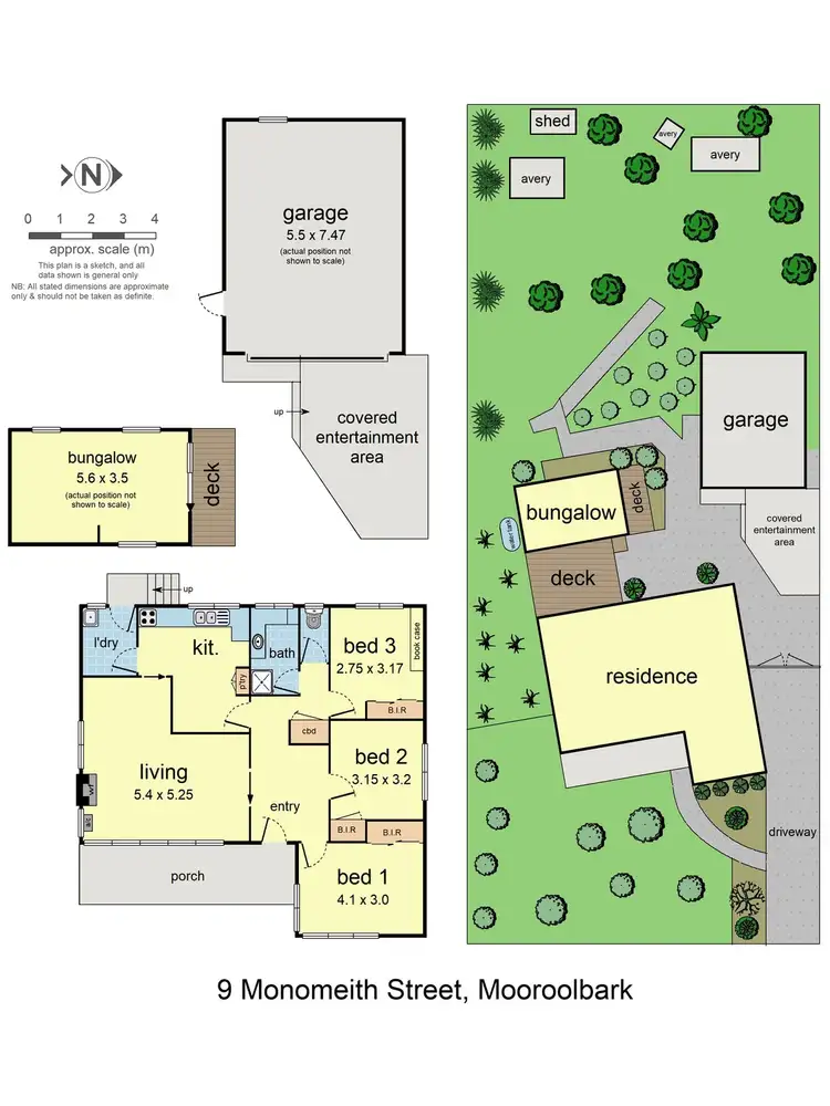 Floorplan of Homely house listing, 9 Monomeith Street, Mooroolbark VIC 3138