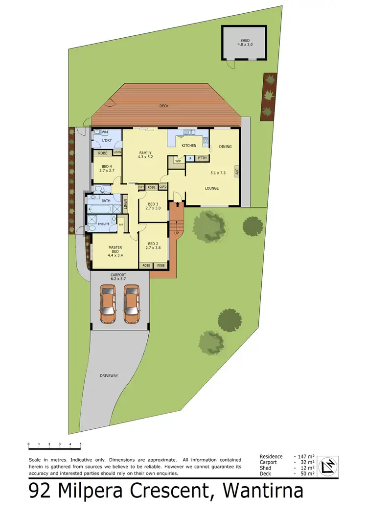 Floorplan of Homely house listing, 92 Milpera Crescent, Wantirna VIC 3152