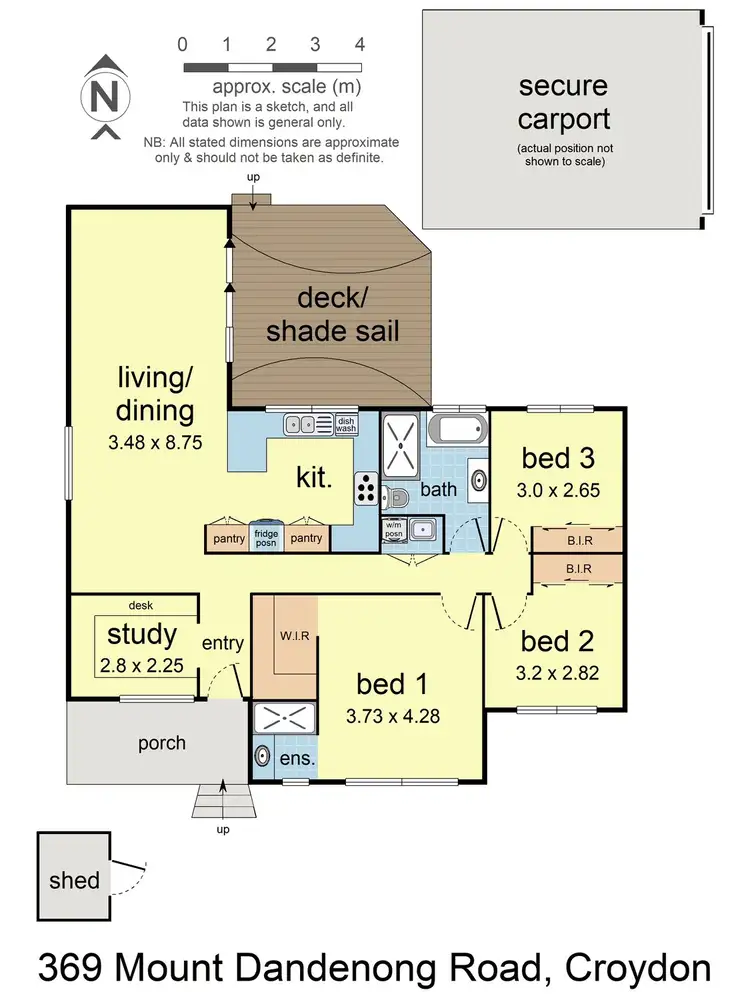 Floorplan of Homely house listing, 369 Mt Dandenong Road, Croydon VIC 3136